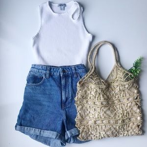 ➕Bershka High Rise Jean Shorts Size 4